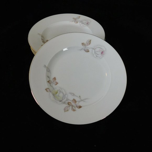 Johann Haviland Sweetheart Rose Bavaria Germany Set of 4 Bread & Butter Plates - Picture 6 of 12